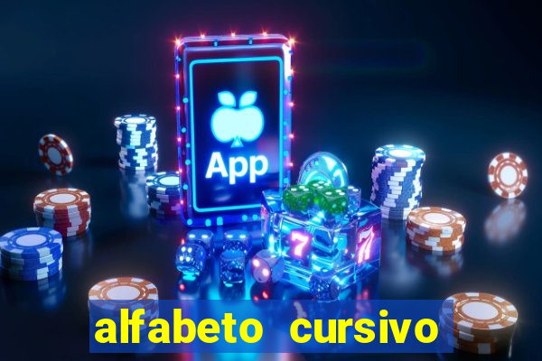 alfabeto cursivo pontilhado para imprimir pdf